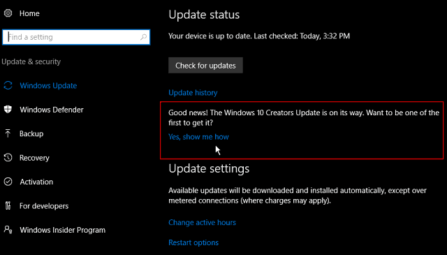 Windows 10 Creators Update Insider Build 15058 للكمبيوتر الشخصي متوفر الآن