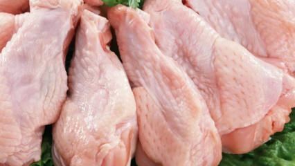 كيف يتم تخزين لحم الدجاج؟