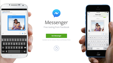 تطبيق facebook messenger