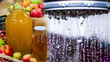 ما هي فوائد عصير خل التفاح؟ ماذا يحدث إذا أضفت خل التفاح إلى ماء الاستحمام؟