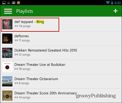 تطبيق Xbox Music Android