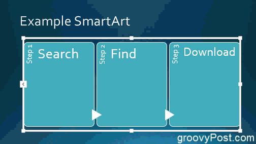 smartart smart art style GIF مثال أنماط باوربوينت 2013