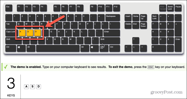 مفاتيح شبح لوحة المفاتيح