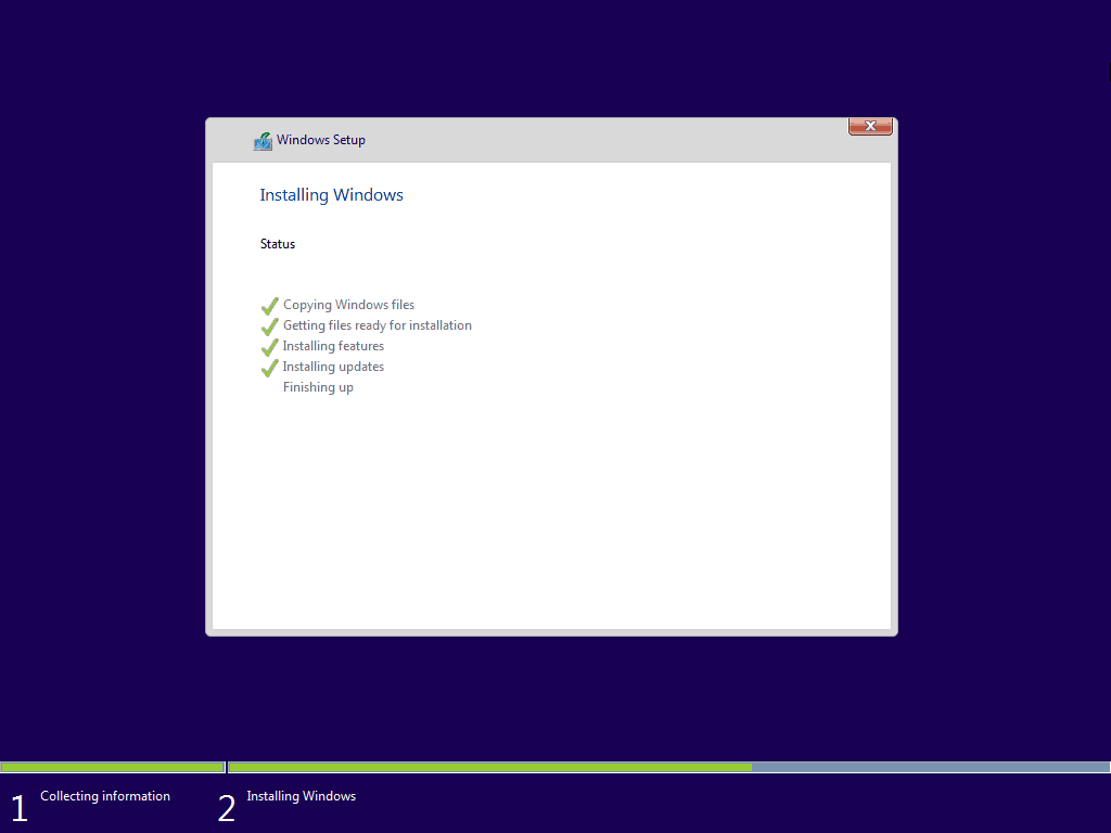 11 إنهاء تثبيت Windows 10 Clean Install