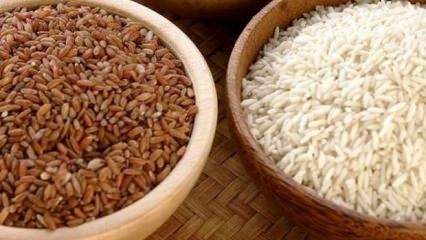 هل الأرز الأبيض أو الأرز البني أكثر صحة؟