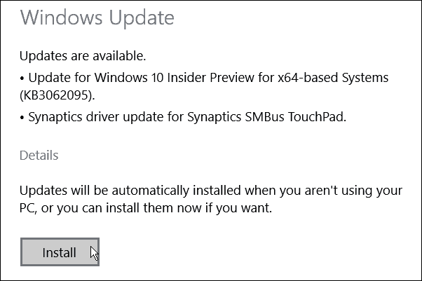 Windows 10 Build 10074 Update KB3062095 متوفر