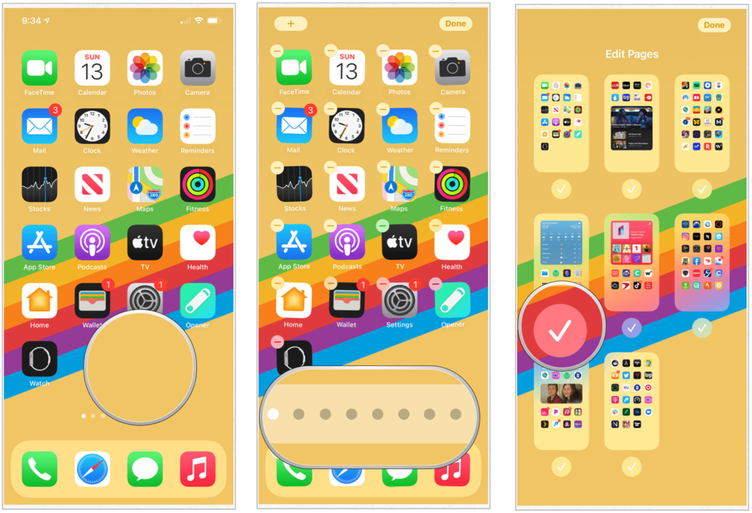 iOS 14 إخفاء شاشات التطبيق