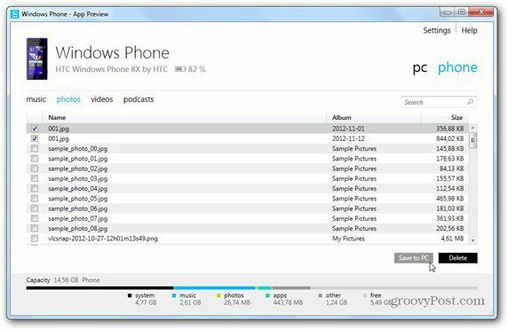 مزامنة الهاتف ويندوز 8 الهاتف ويندوز التطبيق على جهاز الكمبيوتر