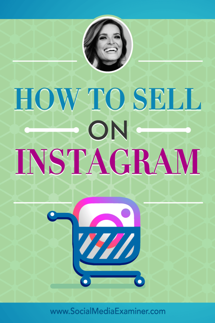 كيفية البيع على إنستغرام الذي يعرض رؤى من جاسمين ستار في بودكاست التسويق عبر وسائل التواصل الاجتماعي.
