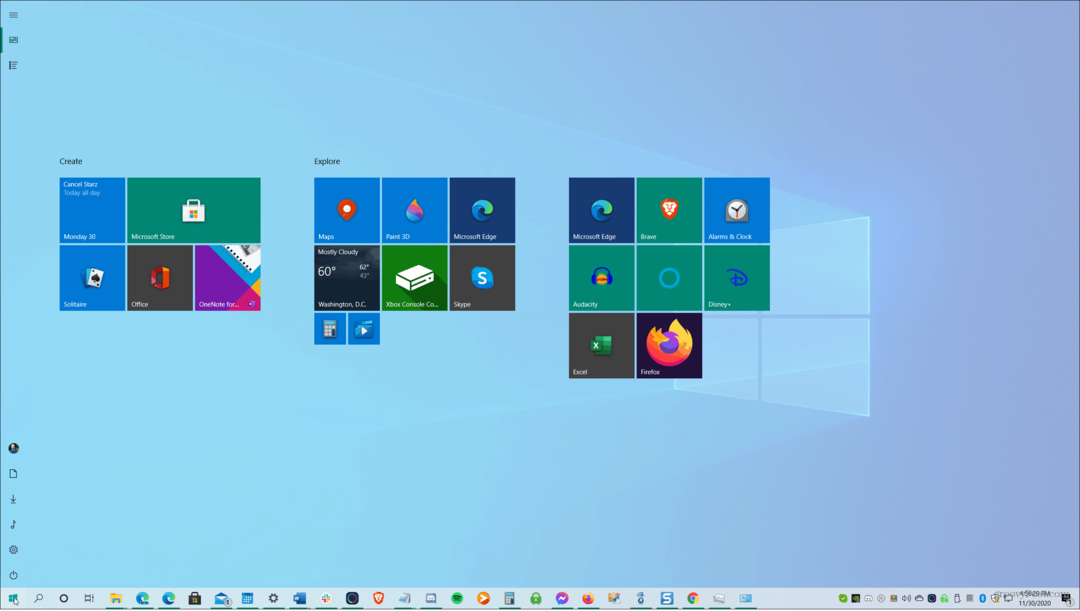 كيفية جعل Windows 10 Start Menu ملء الشاشة