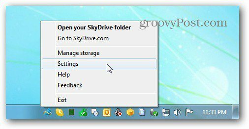 قائمة SkyDrive