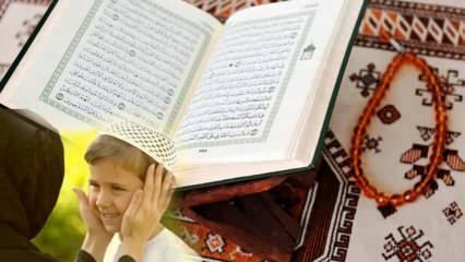 كيف يتم ذلك وما هو السن الذي يبدأ فيه الحفظ؟ حافظ على تعليمه وحفظه القرآن في البيت