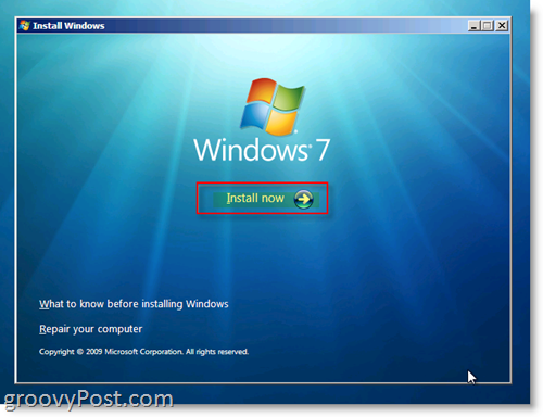 قائمة تثبيت Windows 7
