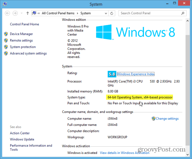 هل جهاز الكمبيوتر الخاص بي يعمل بنظام Windows 32 بت أم 64 بت؟