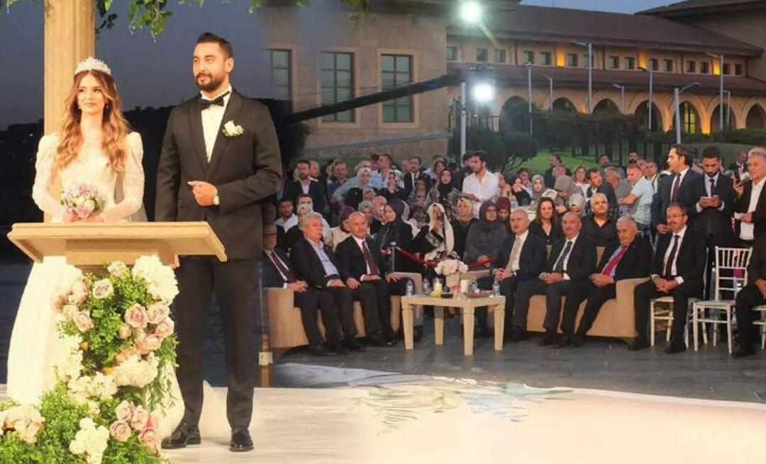 فايزة باشالان وجاتاي كاراتاش يتزوجان! وتوافد السياسيون على حفل الزفاف