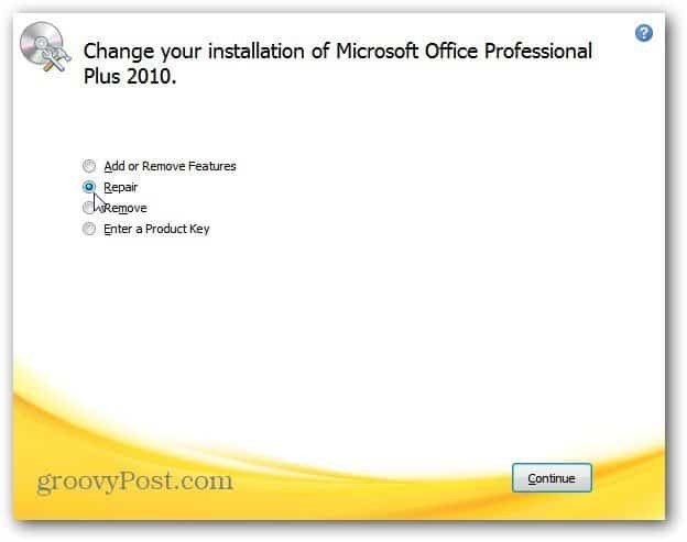 Microsoft Office: تشخيص المشكلات وإصلاح البرامج التي تتعطل