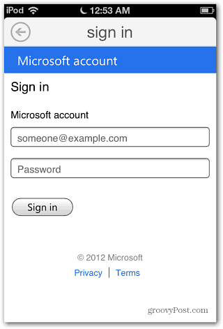 قم بتسجيل الدخول إلى حساب Microsoft