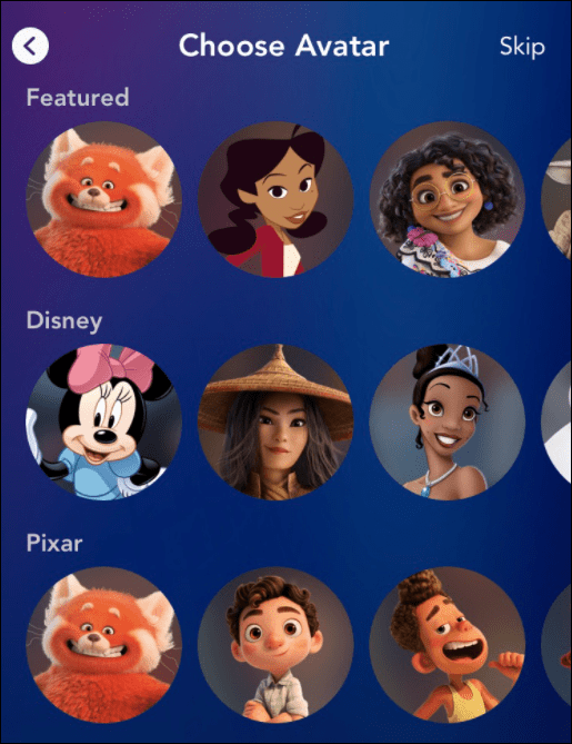 قم بتحديث الصورة الرمزية لـ Disney أدوات الرقابة الأبوية على Disney Plus