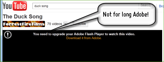 شاهد يوتيوب بدون تثبيت Adobe Flash Player