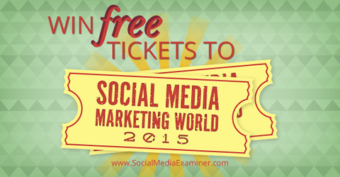 اربح تذاكر لعالم التسويق عبر وسائل التواصل الاجتماعي 2014