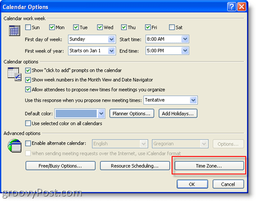 كيفية إضافة منطقة زمنية إضافية في تقويم Microsoft Outlook
