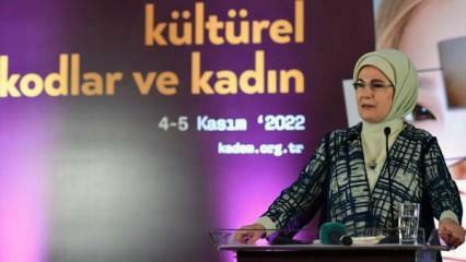 أمينة أردوغان هي الرئيس الخامس لكادم. القمة الدولية للمرأة والعدالة