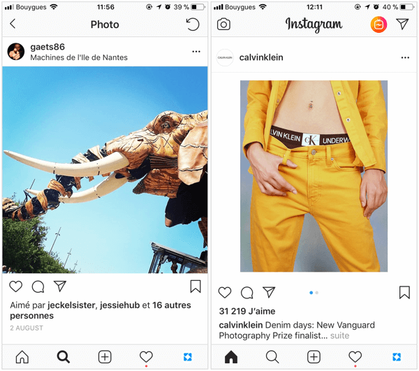 يجب أن يكون حجم منشور Instagram المربع بدقة 1080 × 1080 بكسل للحصول على أفضل جودة في الخلاصة ، وتكون منشورات Instagram المستطيلة هي الأفضل عند 1080 × 1350 بكسل. 