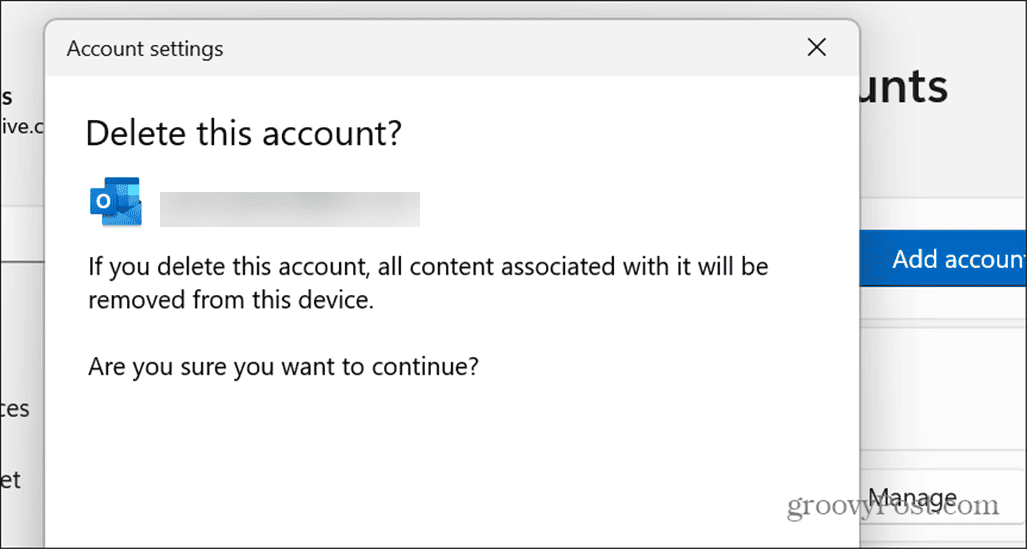 كيفية حذف حسابات البريد الإلكتروني المخزنة على Windows 11
