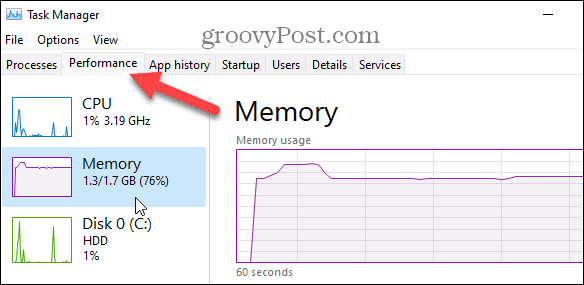 ابحث عن فتحات الذاكرة المتوفرة في Windows 11