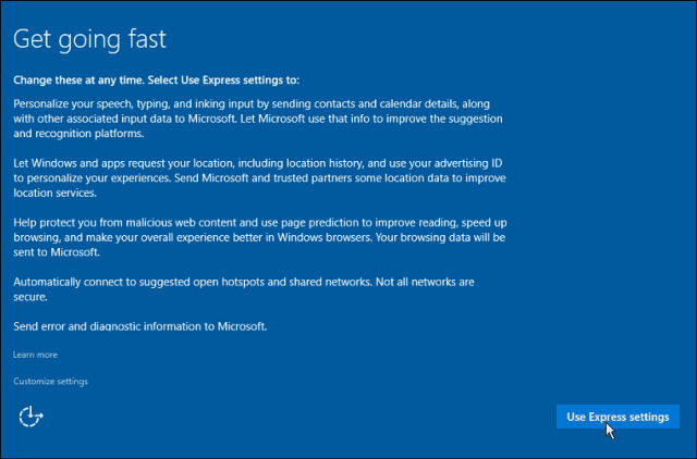 الإعدادات السريعة لـ Windows 10