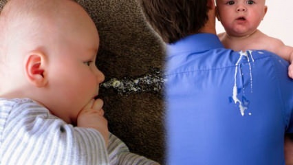 الأسباب الأكثر شيوعًا للقيء عند الرضع! ما هو جيد للقيء عند الأطفال؟