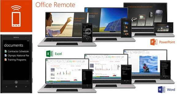 تحكم في العروض التقديمية ومستندات Office الأخرى باستخدام Office Remote