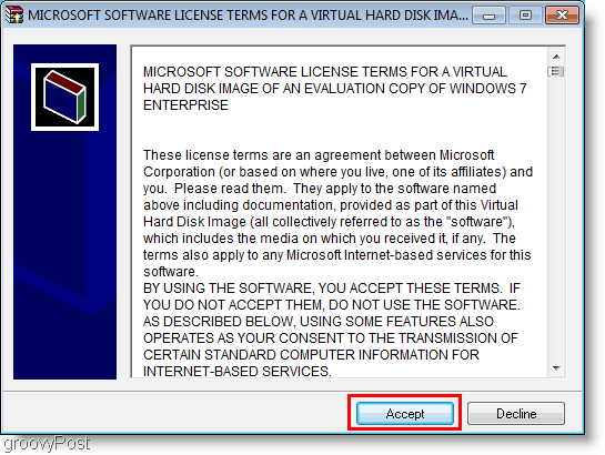 ترخيص تثبيت Windows 7 VHD