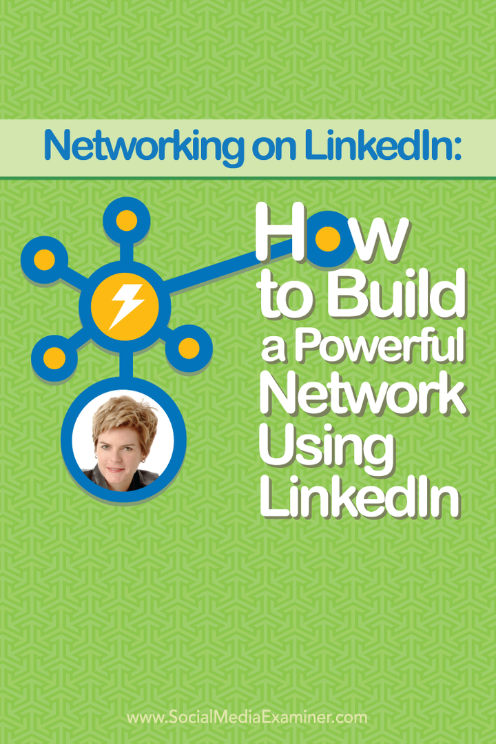 التواصل على LinkedIn: كيفية بناء شبكة قوية باستخدام LinkedIn: Social Media Examiner