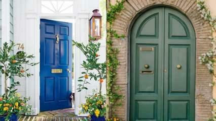 ما هي ألوان الأبواب الداخلية المستخدمة في الديكور المنزلي؟ ألوان مثالية للأبواب الداخلية