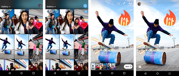 يتمتع مستخدمو Android الآن بالقدرة على تحميل صور ومقاطع فيديو متعددة إلى قصص Instagram الخاصة بهم دفعة واحدة.