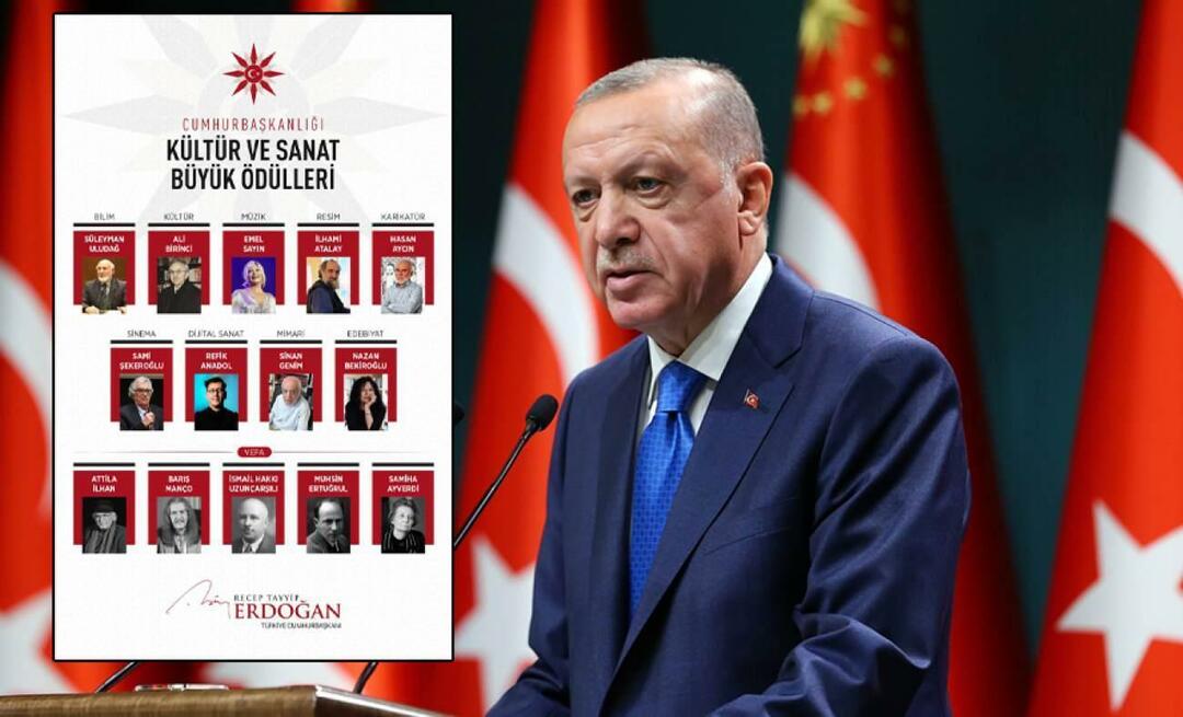 الرئيس أردوغان يشارك الفائزين بـ "الجائزة الرئاسية الكبرى للثقافة والفنون لعام 2023"
