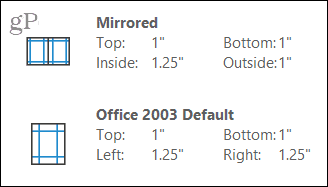 هوامش معكوسة و Office 2003