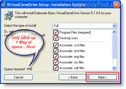 تحميل صورة ISO في نظام التشغيل Windows XP