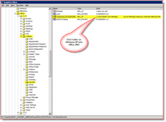 موقع مجلد OLK في Outlook 2003 و Windows XP
