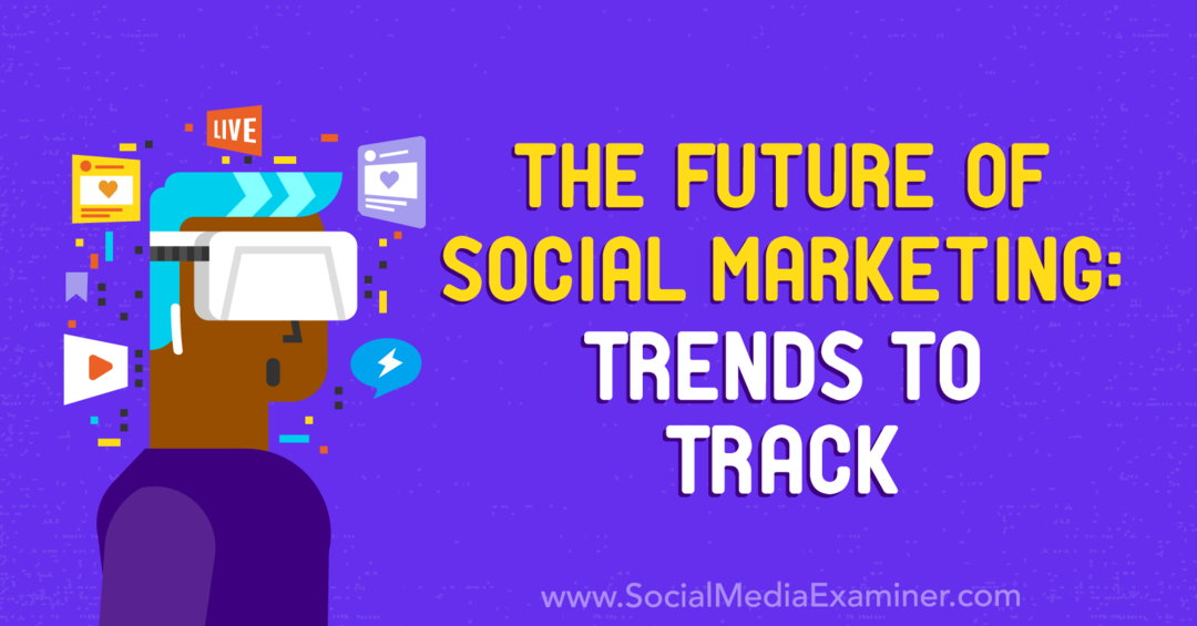 مستقبل التسويق الاجتماعي: الاتجاهات التي يجب تتبعها: ممتحن وسائل التواصل الاجتماعي