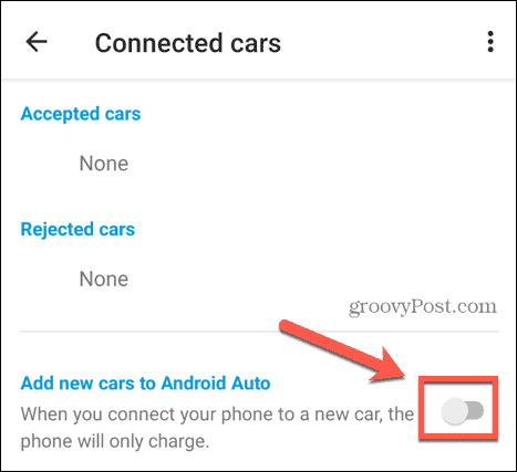 android auto إضافة سيارة جديدة تلقائيًا