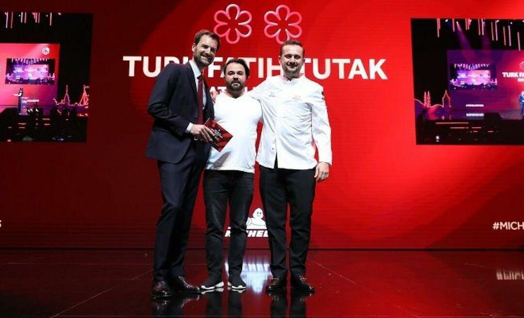 تم الاعتراف بنجاح فن الطهو التركي في العالم! حصل على نجمة ميشلان لأول مرة في التاريخ