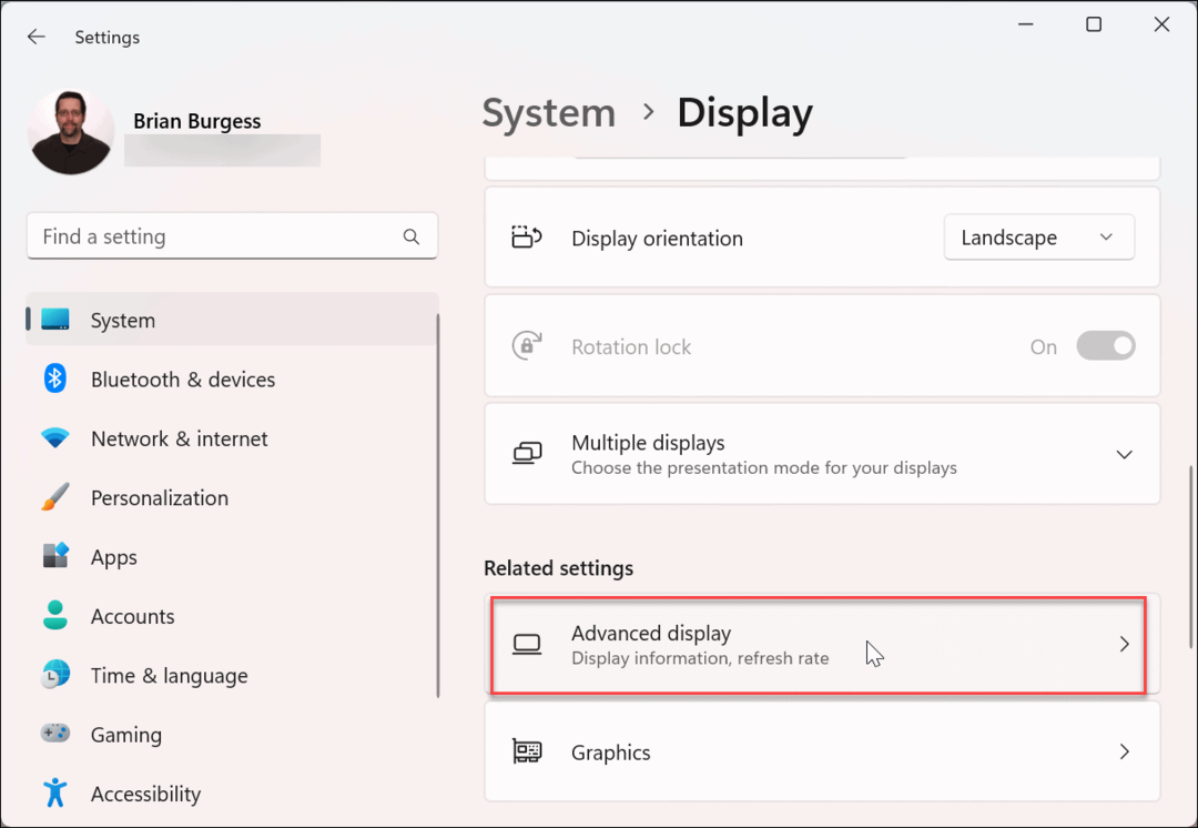 تغيير دقة الشاشة في نظام التشغيل Windows 11