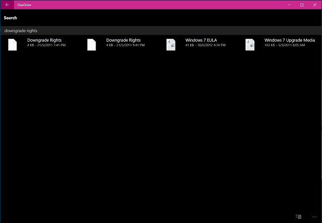 نوافذ تطبيق OneDrive 10 6