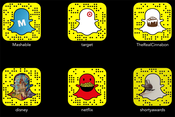 تصفح snapcodes