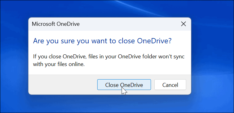 إصلاح عدم مزامنة OneDrive