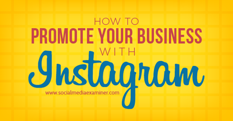 تعزيز الأعمال التجارية على instagram