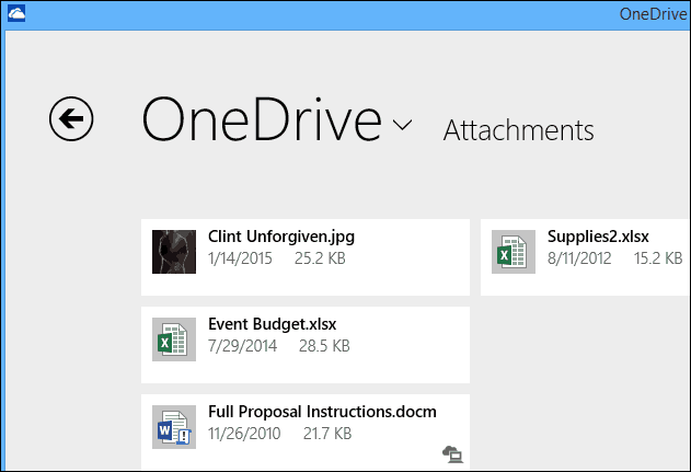 القدرة على حفظ مرفقات Outlook.com إلى OneDrive Official اليوم