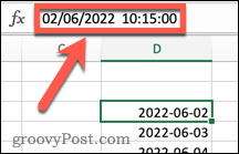 الطوابع الزمنية Excel مع التواريخ والأوقات